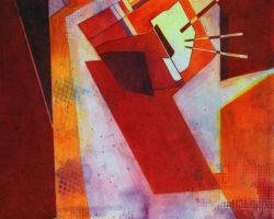 264 - Spice Kitty, $450 (Mixed Watermedia, 14" x 10")